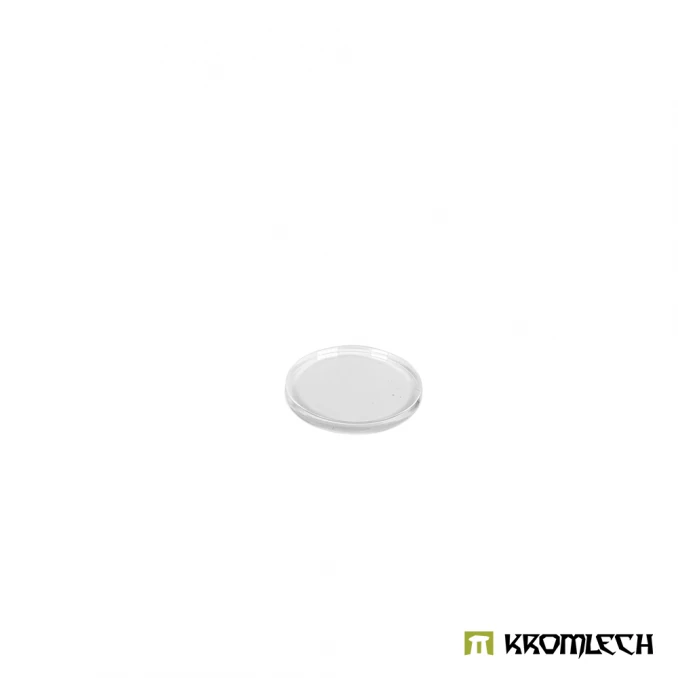 Clear Acrylic Legion Bases – 27 mm