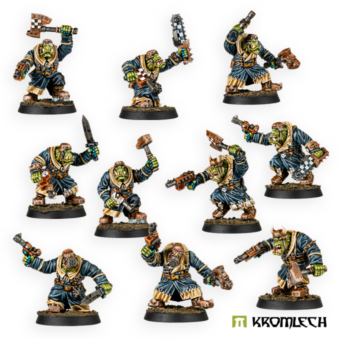 Orc Greatcoat Korps Choppa Squad