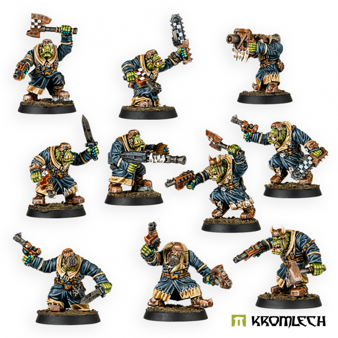 Orc Greatcoat Korps Choppa Squad