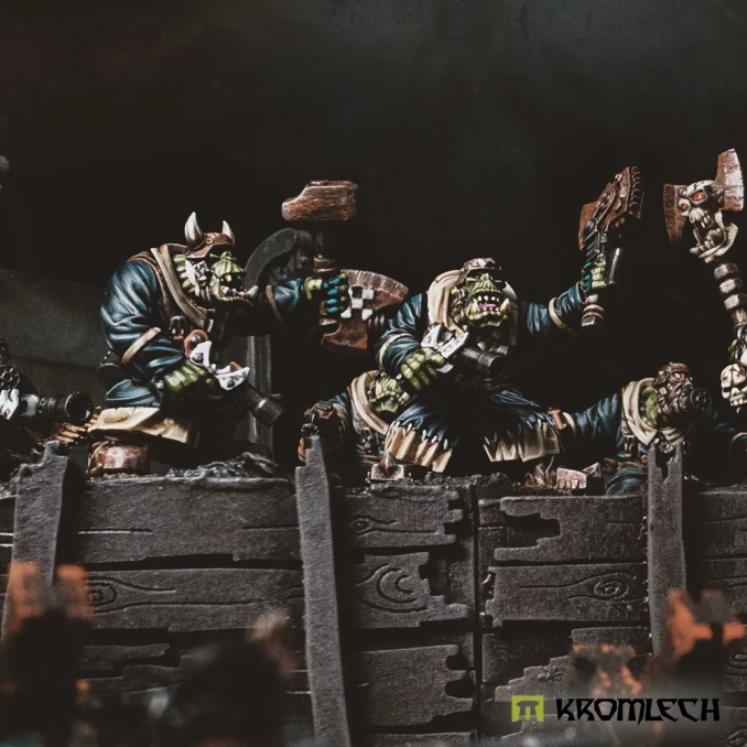 Orc Greatcoat Korps Choppa Arms