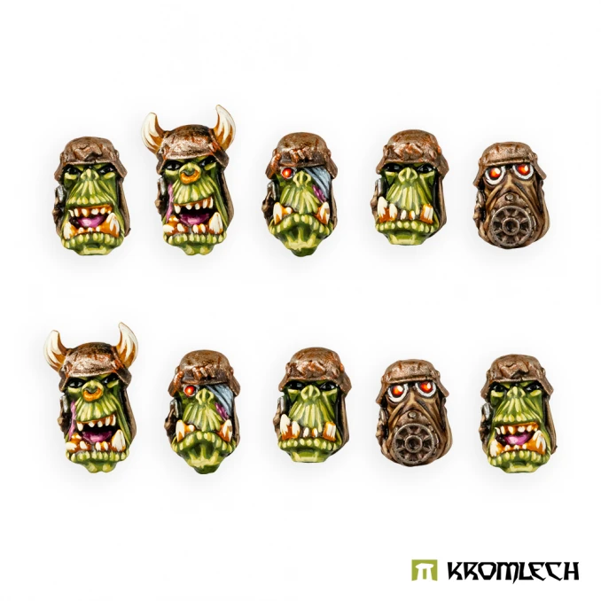 Orc Greatcoat Korps Heads