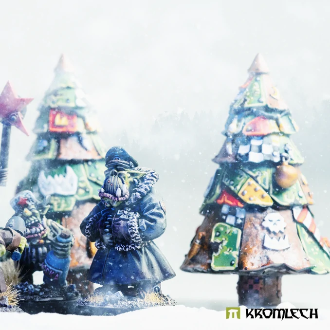 Orc Christmas Trees Set