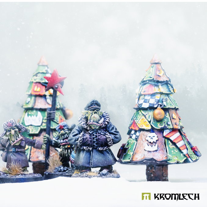 Orc Christmas Trees Set