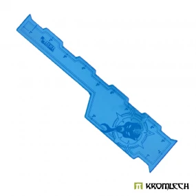 Bedlam Fraternity Battle Ruler 9” - Blue