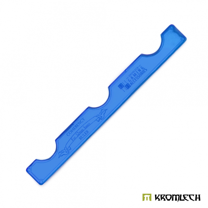 Coherency Ruler - 32 mm Bases - Blue