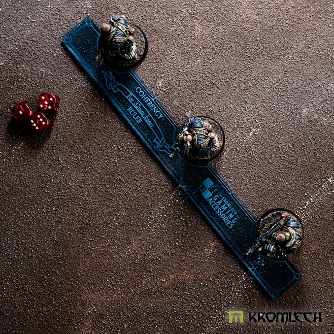 Coherency Ruler - 32 mm Bases - Blue