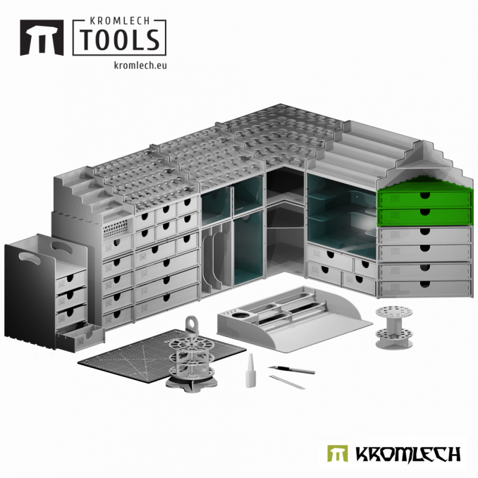 Ending Corner Hobby Rack Set