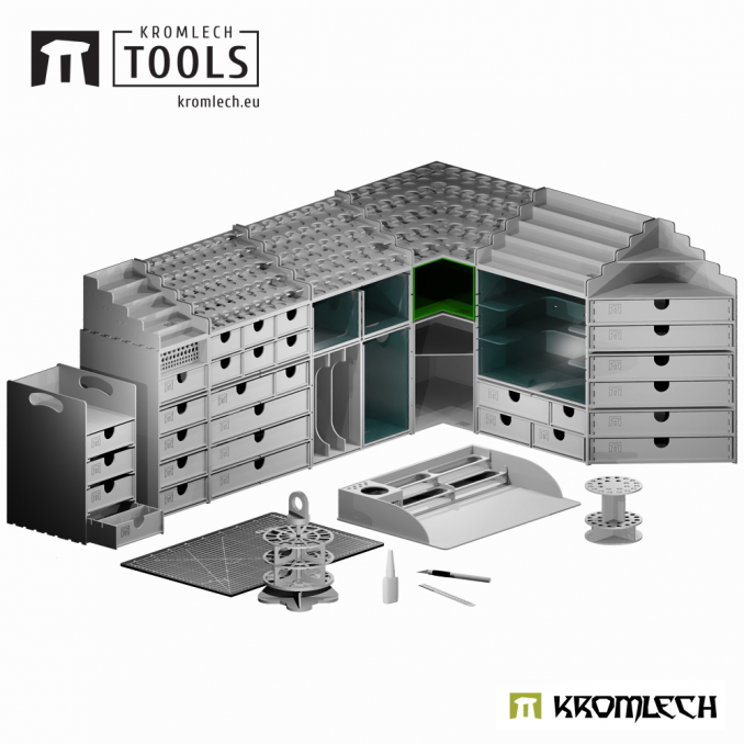 Low Corner Hobby Rack Module