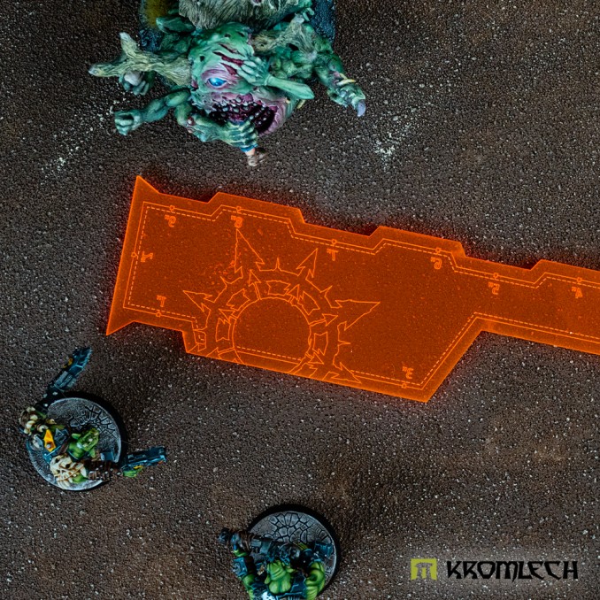 Obscured Legion Battle Ruler 9” - Orange