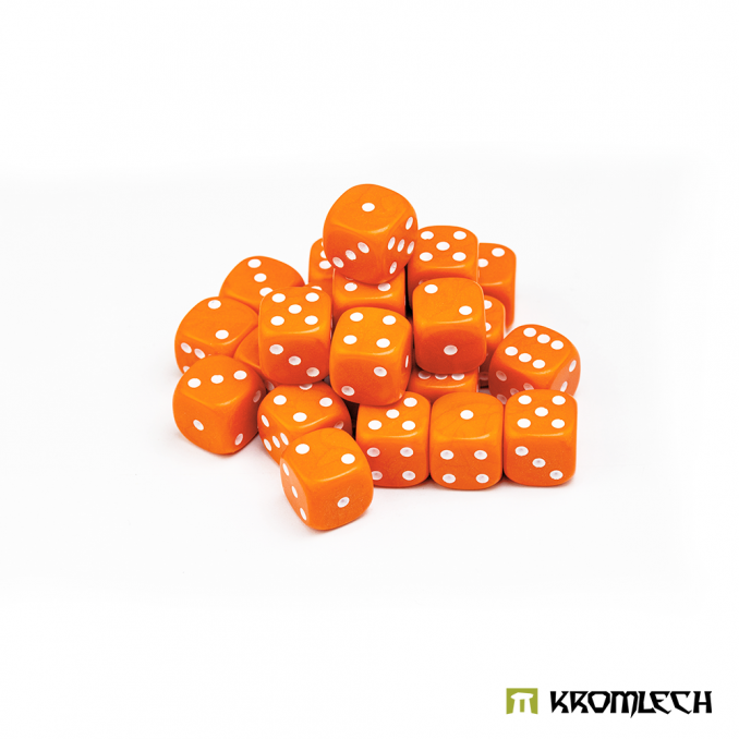 Battle Dice 25 Orange 12mm