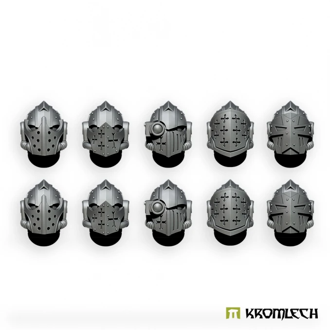 Imperial Crusaders Helmet Heads