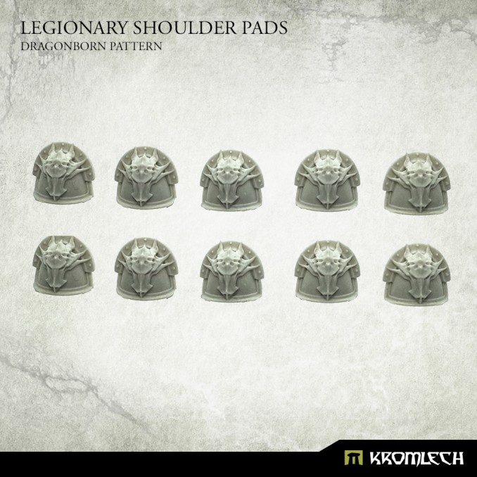 Legionary Shoulder Pads: Dragon Pattern