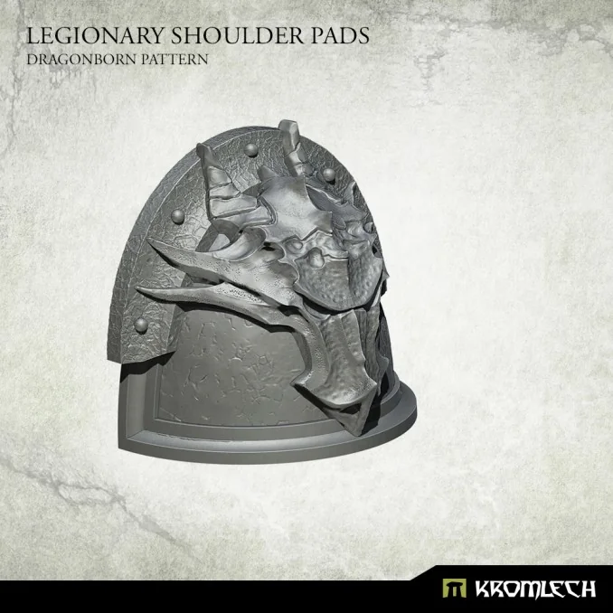 Legionary Shoulder Pads: Dragon Pattern