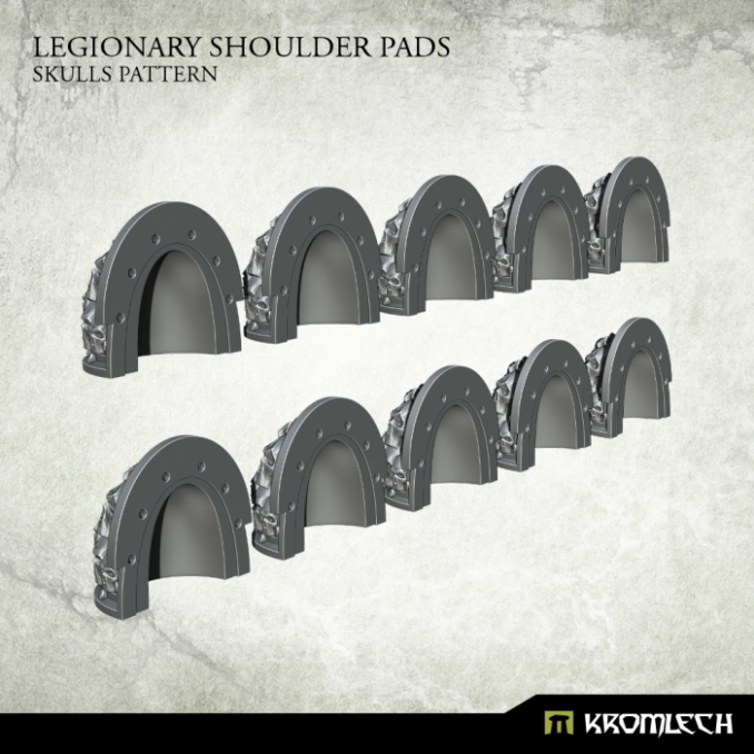 Legionary Shoulder Pads: Skulls Pattern