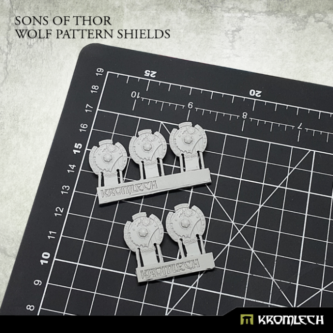 Sons of Thor: Wolf Pattern Shields