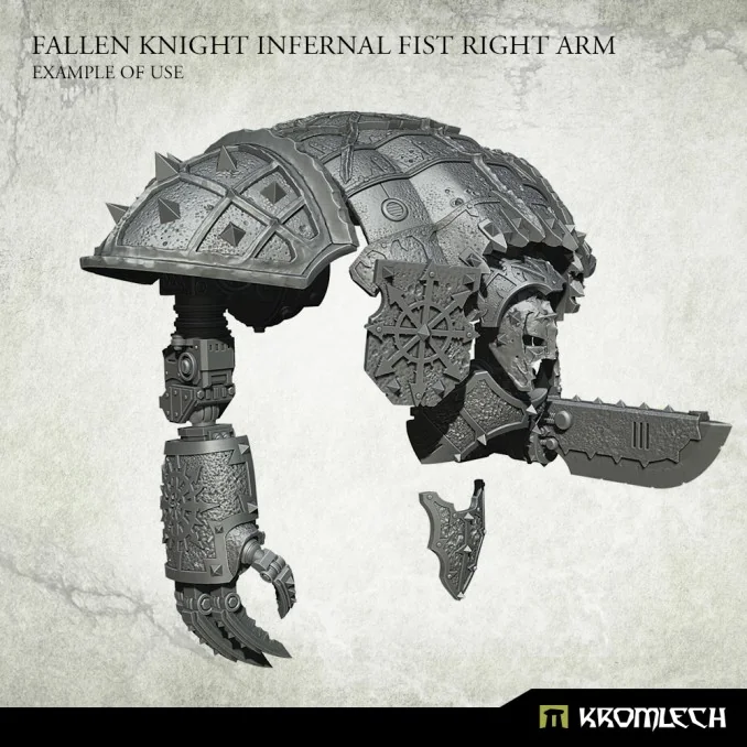 Fallen Knight Infernal Fist Arm - Right