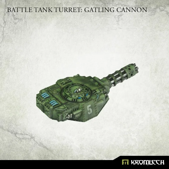 Battle Tank Turret: Gatling Cannon