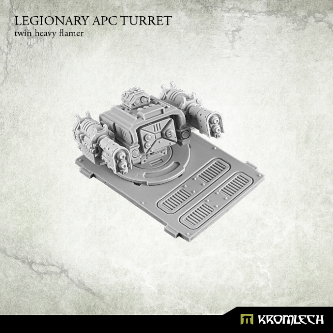 Legionary APC turret: Twin Heavy Flamer