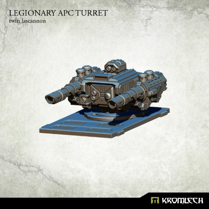 Legionary APC turret: Twin Lascannon