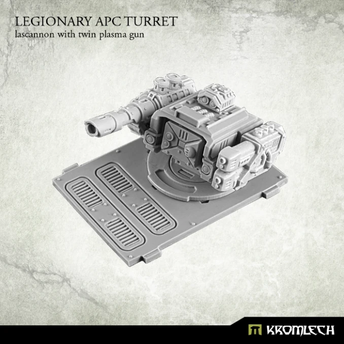 Legionary APC turret: Lascannon with...