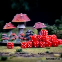 Battle Dice 25 Red 12mm