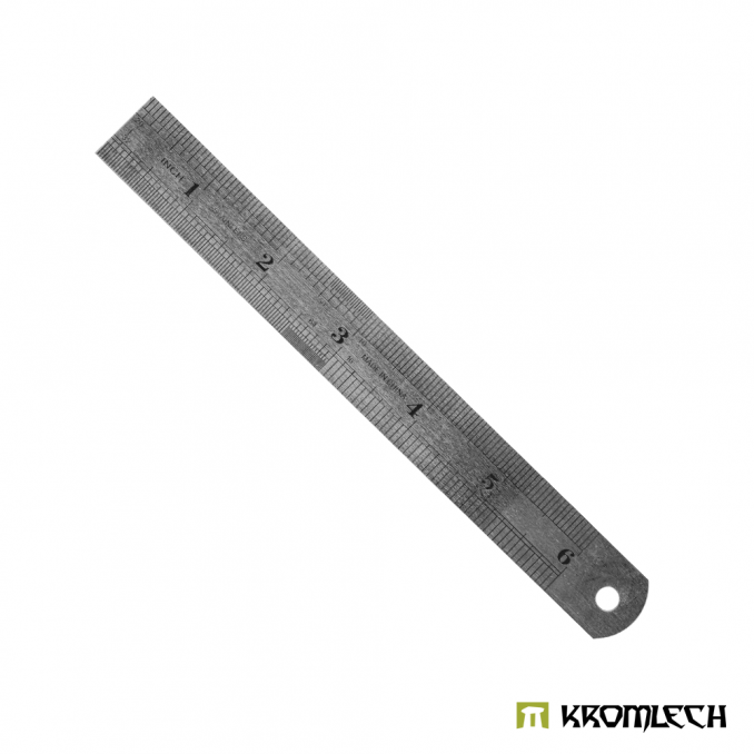 Kromlech Steel 6 inch Ruler