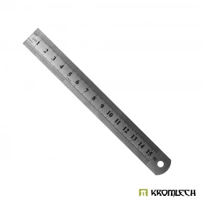 Kromlech Steel 6 inch Ruler