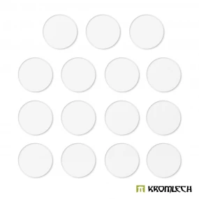 Clear Acrylic Bases: Round 50mm