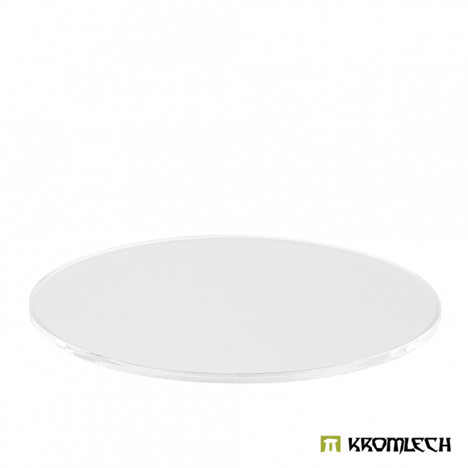 Clear Acrylic Bases: Oval 105x70mm