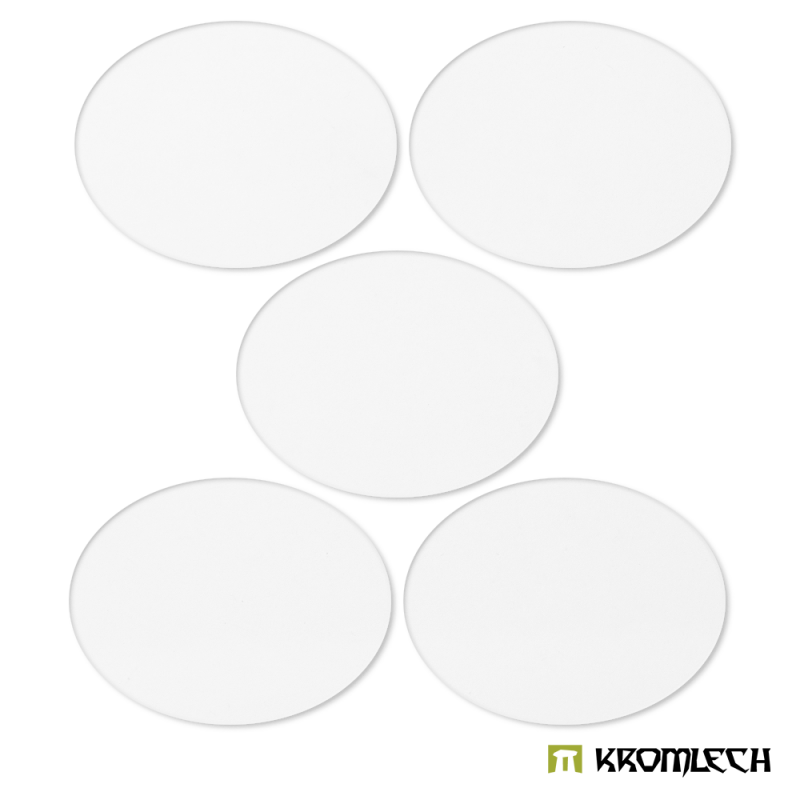 Clear Acrylic Bases: Oval 120x92mm