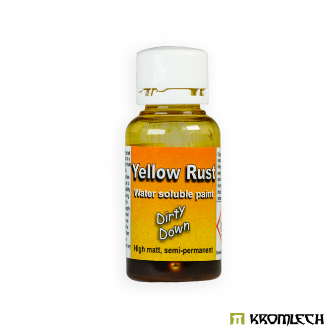Dirty Down Paint - Yellow Rust Effect