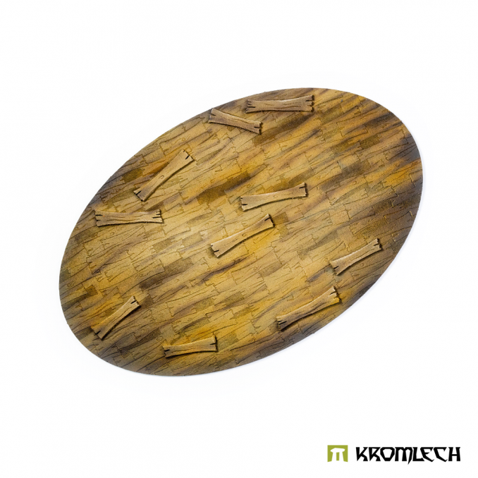 Wooden Planks 170x105 mm Oval Base...