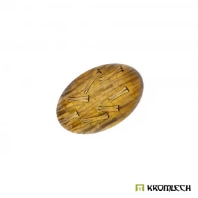 Wooden Planks 105x70 mm Oval Base Topper