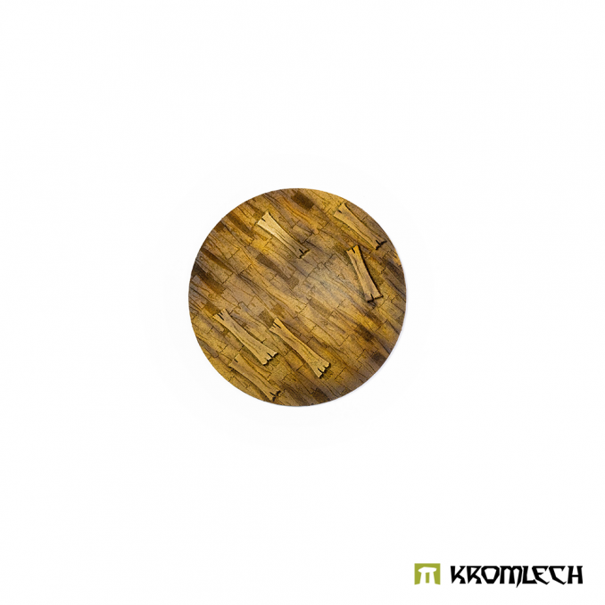 Wooden Planks 90 mm Round Base Topper