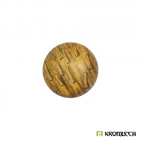 Wooden Planks 100 mm Round Base Topper