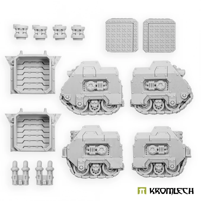 Imperial Tank Four Tracks Propulsion