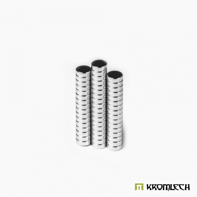Round N52 Magnets 3x1 mm