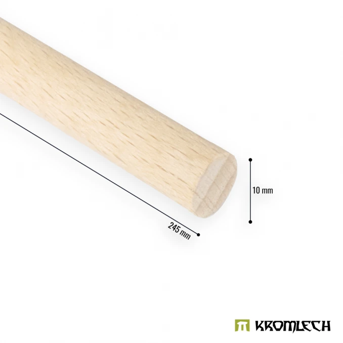 Pinewood Round Rod 10x245 mm