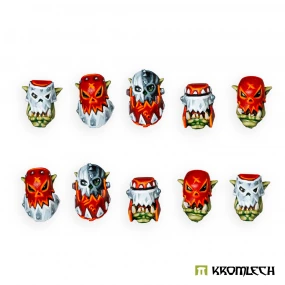 Orc Heads in Skul Masks