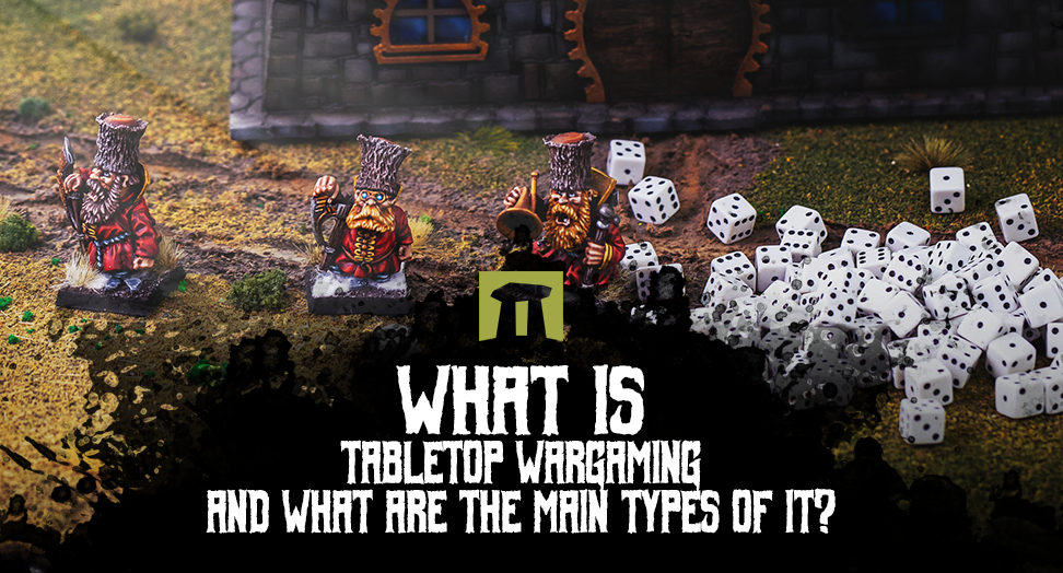 What is tabletop wargaming and what are the main types of it?